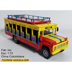 Bus chiva colombia , Escala 1/72, marca IXO