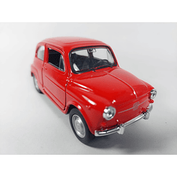 FIAT 500  ROJO Escala 1/36  MARCA WELLY