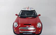 Mini Cooper S ROJO bandera,  Escala 1/28 marca kinsmart  