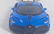 BUGATTI DIVO AZUL ESCALA 1/36 ,MARCA KINSMART﻿