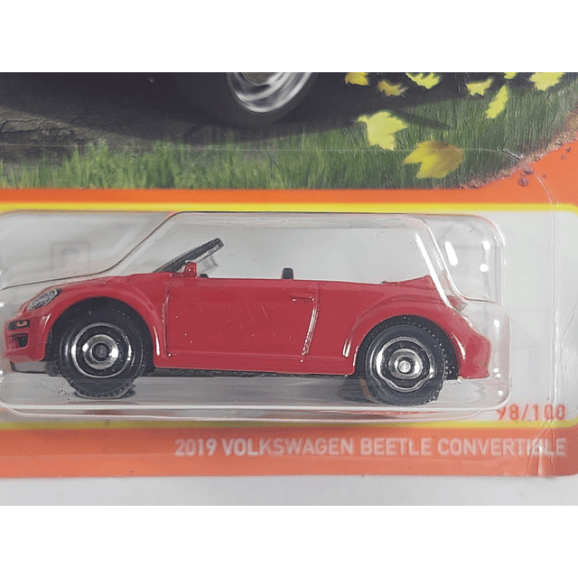 VOLKSWAGEN ESCARABAJO CONVERTIBLE 2019, Matchbox, Escala 1-64