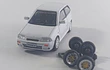 Chevrolet Swift 1.0 mata gomelos escala 1-64 BLANCO