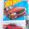 Mercedes-Benz 560 SEC AMG '89 rojo, Hot Wheels, Escala 1-64