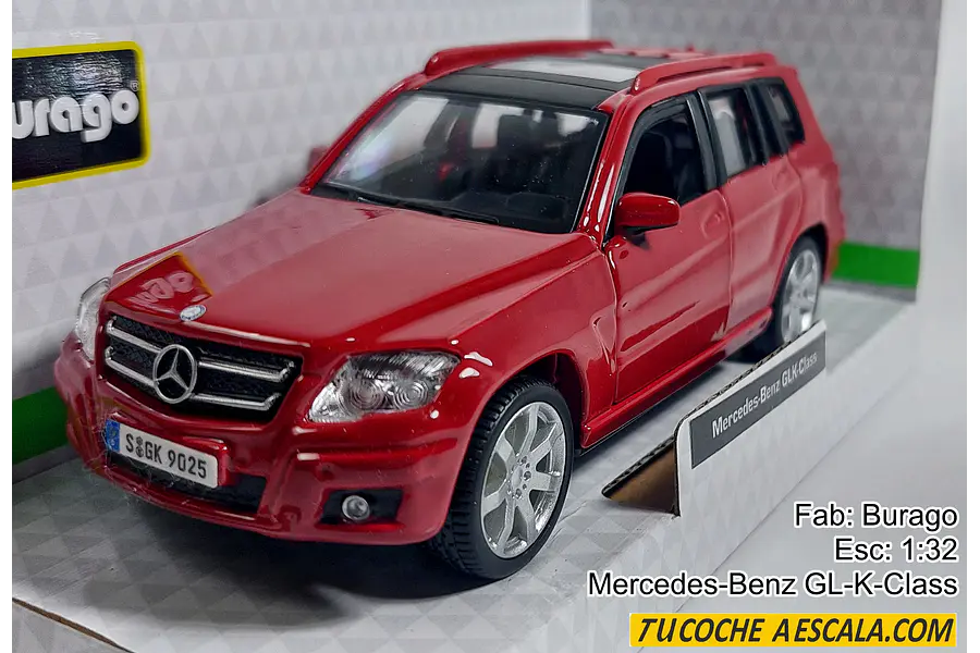 Mercedes Benz Clase Glk, Escala 1/32 marca burago