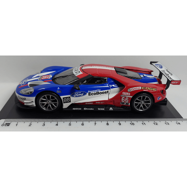 FORD GT RACE CAR 2017 ESCALA 1/32, MARCA BURAGO