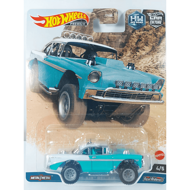 Chevrolet bel air, Hot Wheels, Escala 1-64