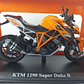 Moto Ktm 1290 Super Duke R, Escala 1/12 - Miniatura 1