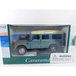 Land Rover serie III verde 109 Escala 1/43 marca cararama 