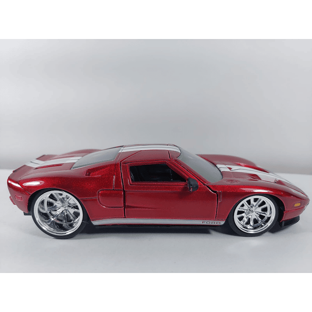 FORD GT 2005 ROJO ESCALA 1/32 ,MARCA JADA