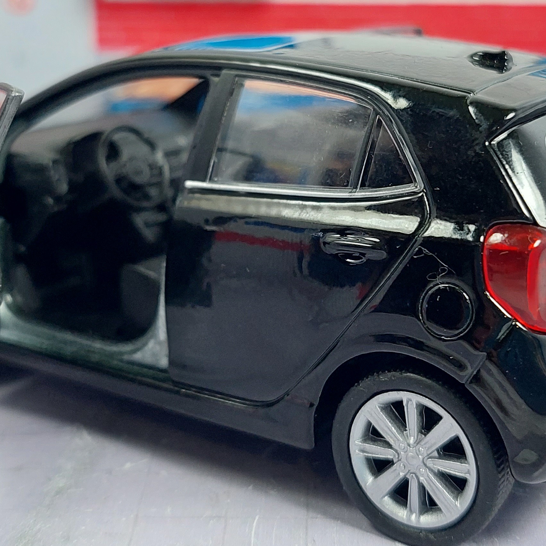 Kia Picanto NEGRO Carro A Escala 1/36 Marca Welly 2