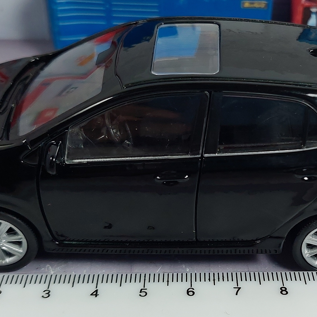 Kia Picanto NEGRO Carro A Escala 1/36 Marca Welly 5