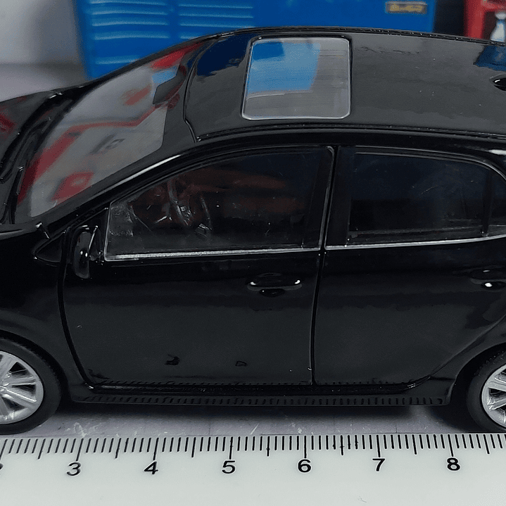 Kia Picanto NEGRO Carro A Escala 1/36 Marca Welly 5