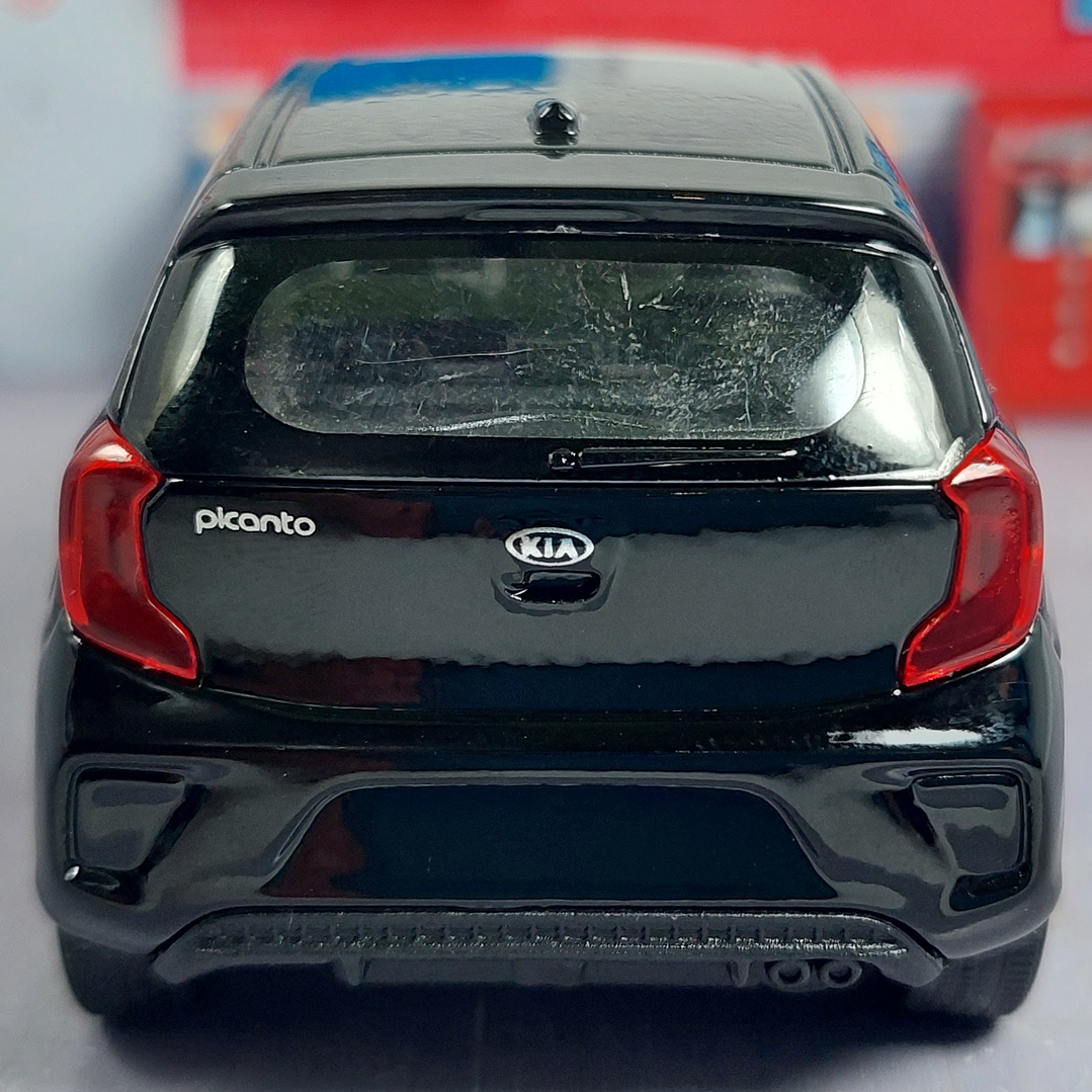Kia Picanto NEGRO Carro A Escala 1/36 Marca Welly 6