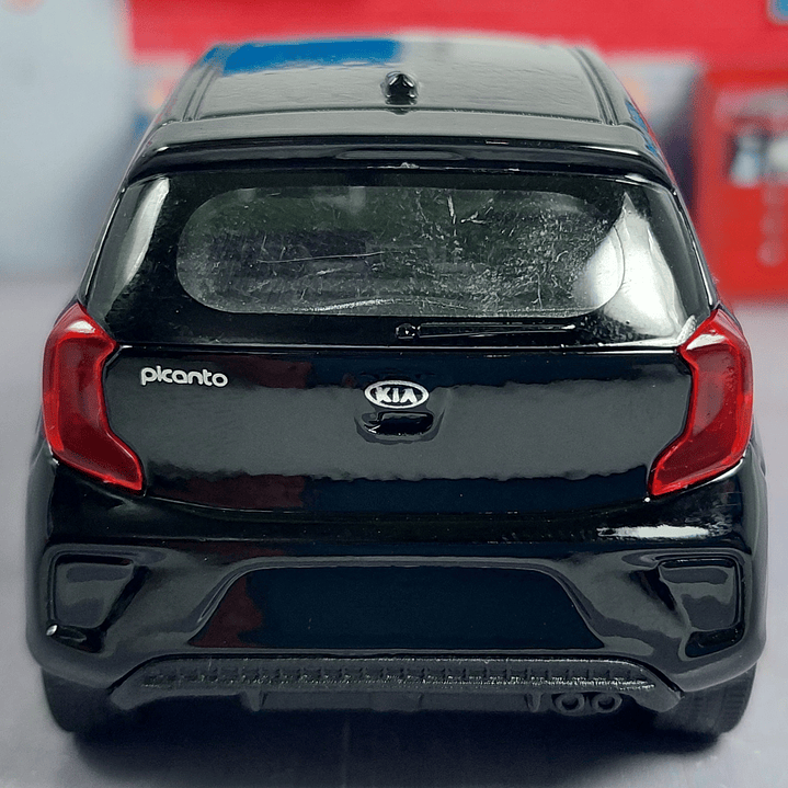 Kia Picanto NEGRO Carro A Escala 1/36 Marca Welly 6