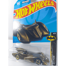 Batmobile dorado Hot Wheels, Escala 1-64
