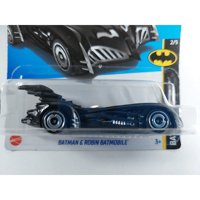 Batimóvil Batman Y ROBIN Hot Wheels, Escala 1-64