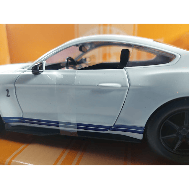 Ford Mustang Shelby Gt500 2020 BLANCO  Escala 1/24, Marca Jada