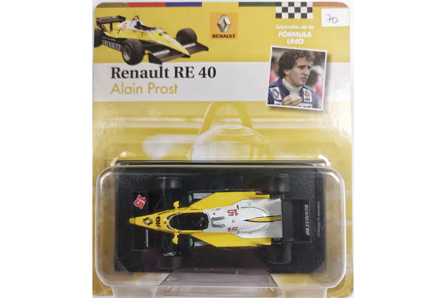 RENAULT RE 40 1983 F1 Alain Prost, Escala 1/43
