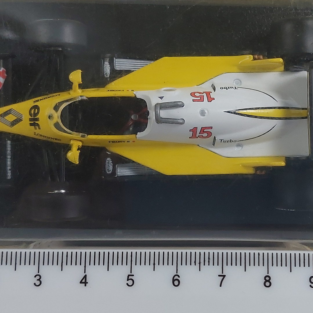 F1 Alain Prost,RENAULT RE 40 1983 Carro a Escala 1/43 de Colección 2