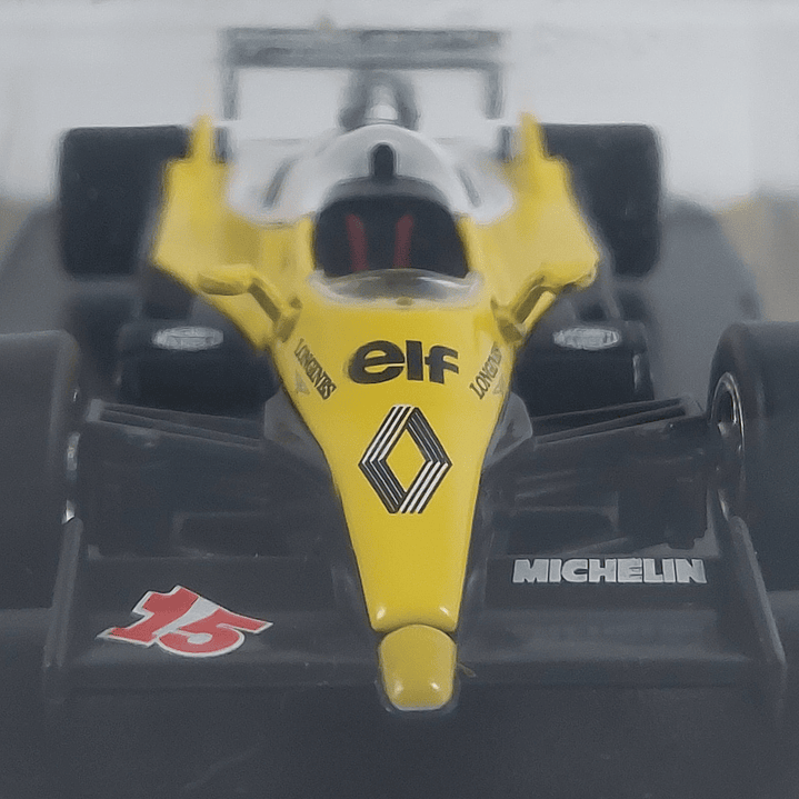 F1 Alain Prost,RENAULT RE 40 1983 Carro a Escala 1/43 de Colección 3
