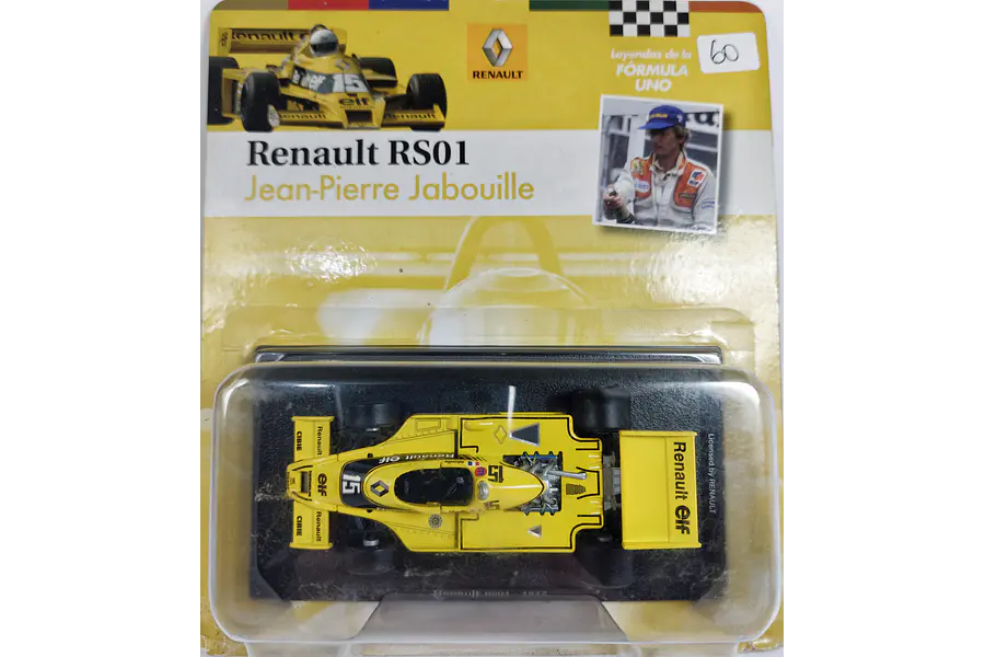 F1 JEAN PIERRE JABOUILLE RENAULT RS01 1983 Escala 1/43