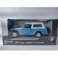 Jeep Jeepster Commando 1967 Escala 1/36, marca welly