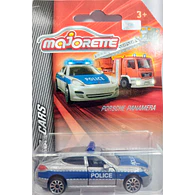 Porsche Panamera De Policía A Escala 1/64 Marca Majorette