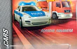 Porsche Panamera De Policía A Escala 1/64 Marca Majorette