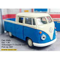 Volkswagen doble cabina pick up 1967, Welly, Escala 1-36