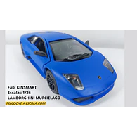 Lamborghini murcielago azul Escala 1/36 marca Kinsmart 