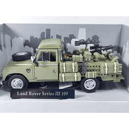 Land Rover serie III 109 artillado Escala 1/43 marca cararama 