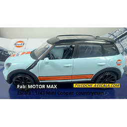 Mini Cooper countryman gulf  Escala 1/43 marca motor max