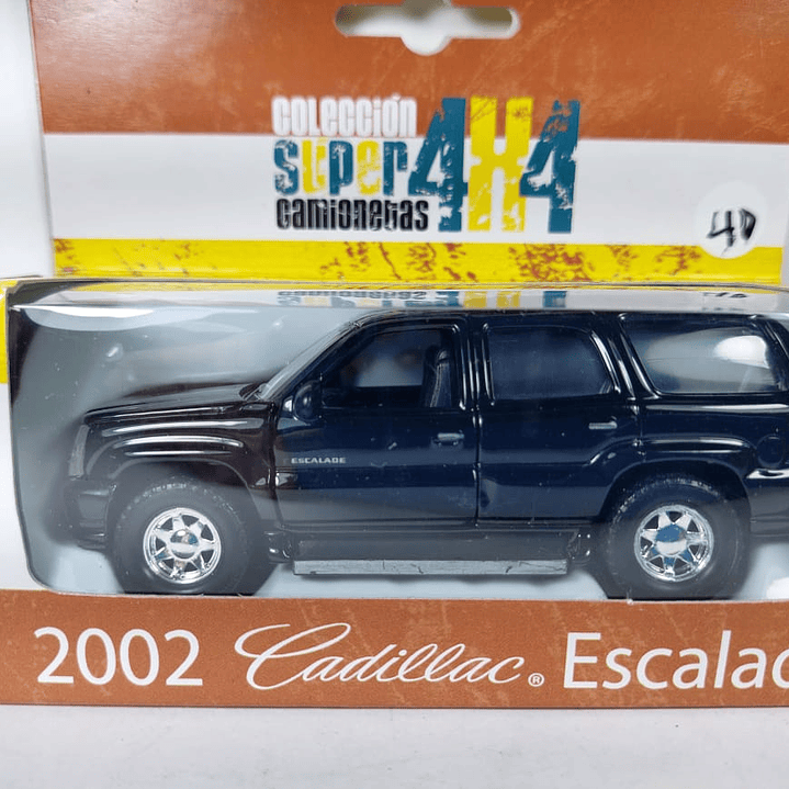 Cadillac Escalade 2002 negro Escala 1/36 marca welly 3