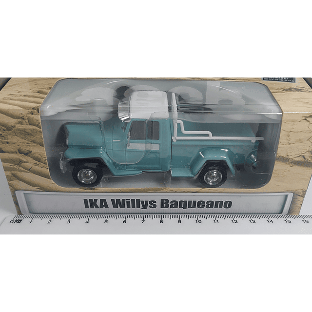 Jeep IKA willys baqueano ,Carro A Escala 1/43  