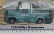 Jeep IKA willys baqueano ,Carro A Escala 1/43  