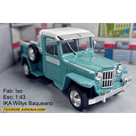 Jeep IKA willys baqueano ,Carro A Escala 1/43  