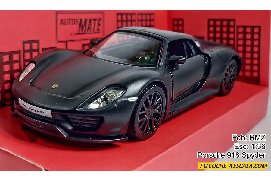 porsche 918 spyder,marca  RMZ, Escala 1-36