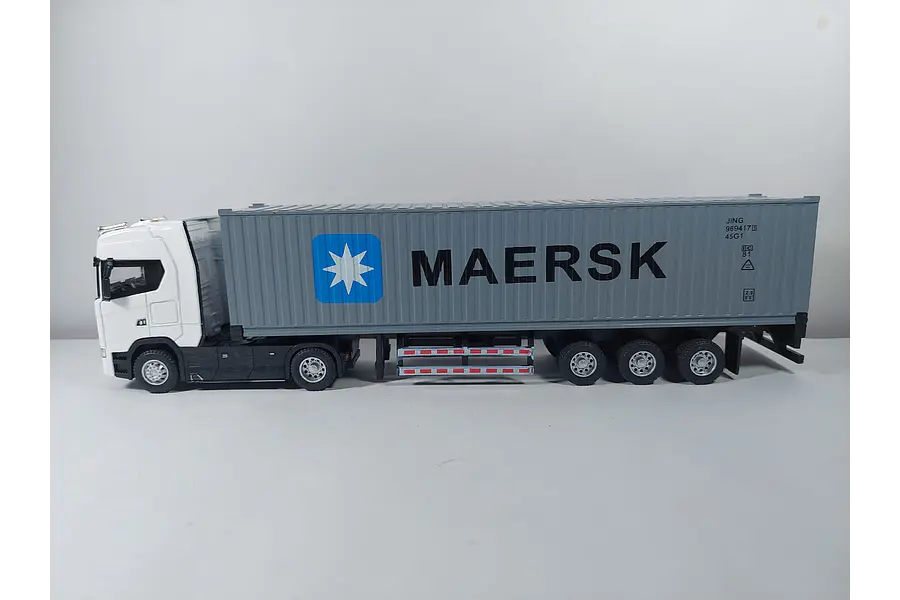 MULA METALICA CON CONTENEDOR PLASTICO A Escala 1/64 