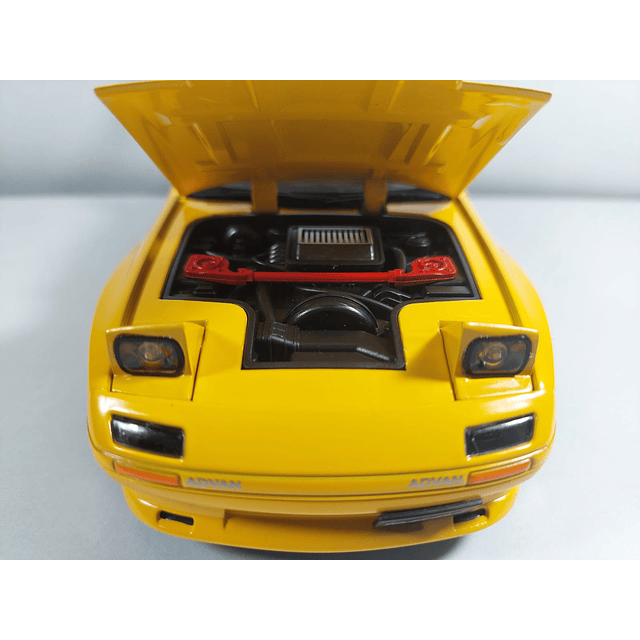 Mazda RX7 AMARILLO A Escala 1/24 Marca JINLIFANG