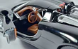 Porsche CARRERA GT negro Escala 1:36 Carro De Coleccion 