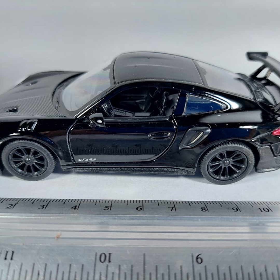 Porsche 911 Gt2 Rs, negro 1/36, marca kinsmart 2