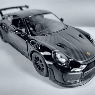Porsche 911 Gt2 Rs, negro 1/36, marca kinsmart