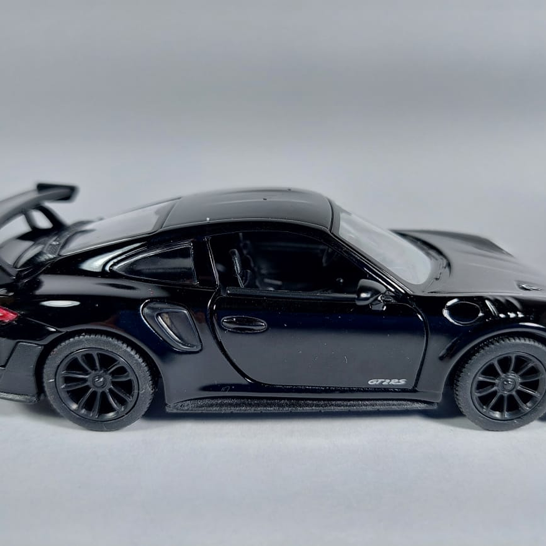 Porsche 911 Gt2 Rs, negro 1/36, marca kinsmart 5