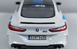 BMW M8 COMPETICION ﻿blanco Marca KINSMART ESCALA 1/36