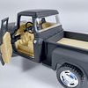 Chevrolet Stepside 1955, negro Escala 1/32, Marca Kinsmart