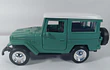 toyota fj 40 verde , A Escala 1/36 marca maisto 