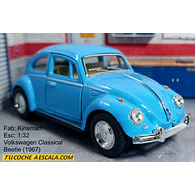 VOLKSWAGEN Escarabajo Azul claro Escala 1-32