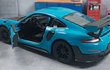 Porsche 911 Gt2 Rs AZUL , Escala 1/36, marca kinsmart