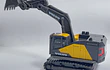 Mezcladora RETRO EXCAVADORA Volvo Fmx  ESCALA 1/87 Marca Majorette
