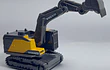 Mezcladora RETRO EXCAVADORA Volvo Fmx  ESCALA 1/87 Marca Majorette